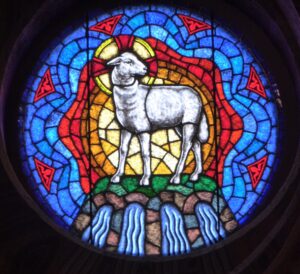 Jesus is the Sacrificial Lamb.